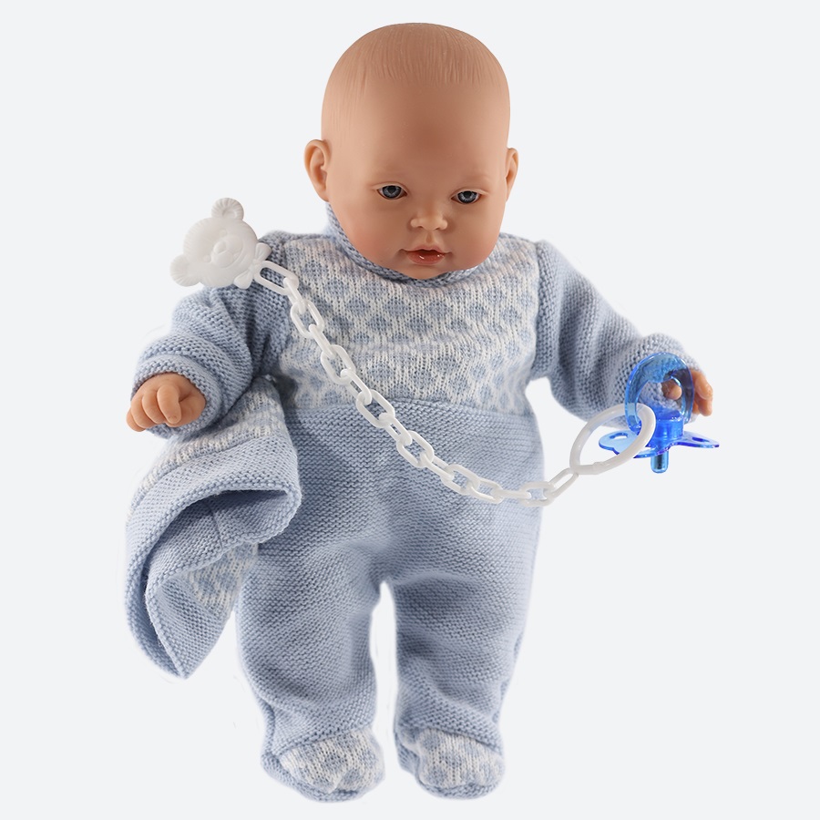 Интерактивная кукла – Мерсе в голубом в конверте, 27 см, плачет  