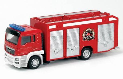 Машина металлическая – Пожарная MAN, Rmz City, 1:64 Машина металлическая – Пожарная MAN, Rmz City, 1:64Городская техника<br>Машина металлическая – Пожарная MAN, Rmz City, 1:64<br>