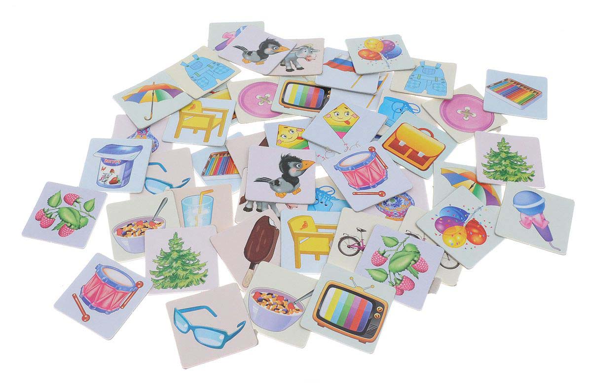 Настольная обучающая игра Мемо для малышей – Развиваем память, 48 карточек  