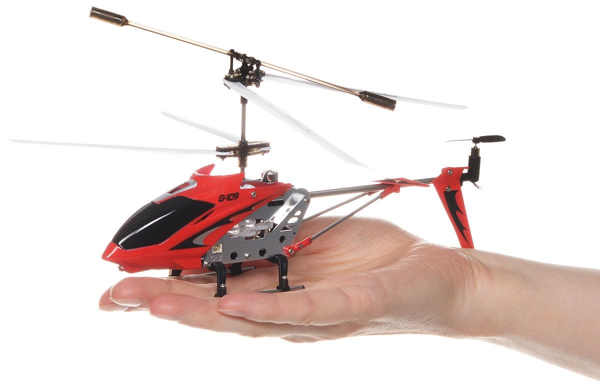 Вертолет с гироскопом Gyro-109 с инфракрасным пультом, 3 канала, 18,5 см, USB-зарядка   