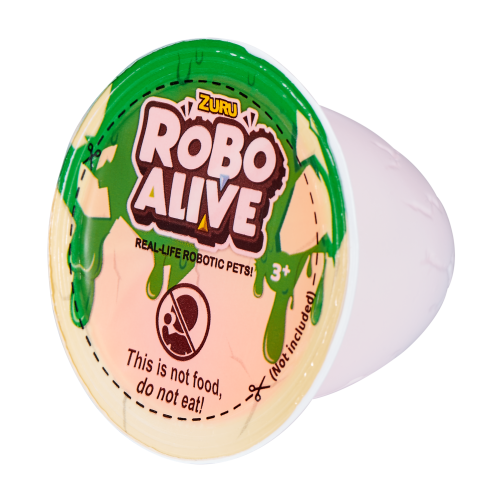 Игровой набор RoboAlive - Робо-раптор, зеленый, слайм  