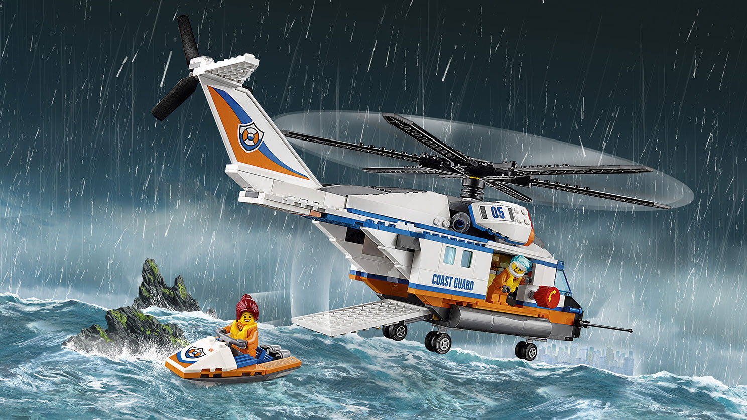Lego City. Сверхмощный спасательный вертолет  