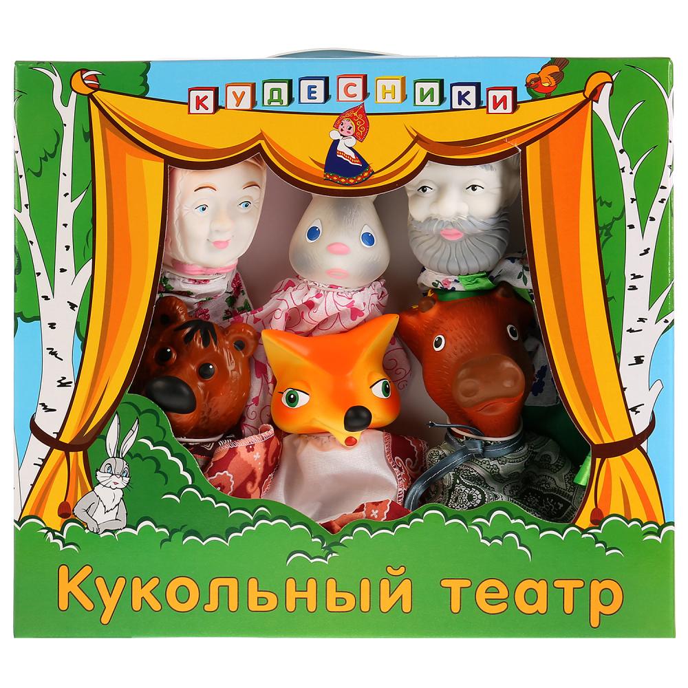 Кукольный театр - Соломенный Бычок, с 6 куклами  