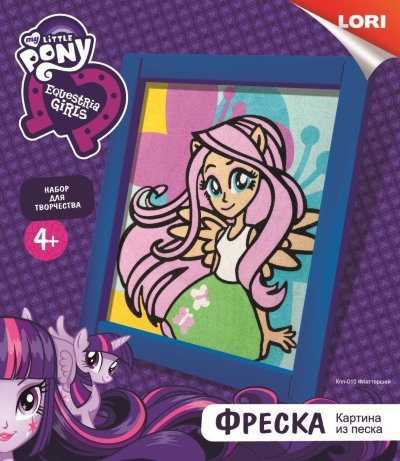 Фреска: Картина из песка - Флаттершай. Equestria Girls Фреска: Картина из песка - Флаттершай. Equestria GirlsМоя маленькая пони (My Little Pony)<br>Фреска: Картина из песка - Флаттершай. Equestria Girls<br>