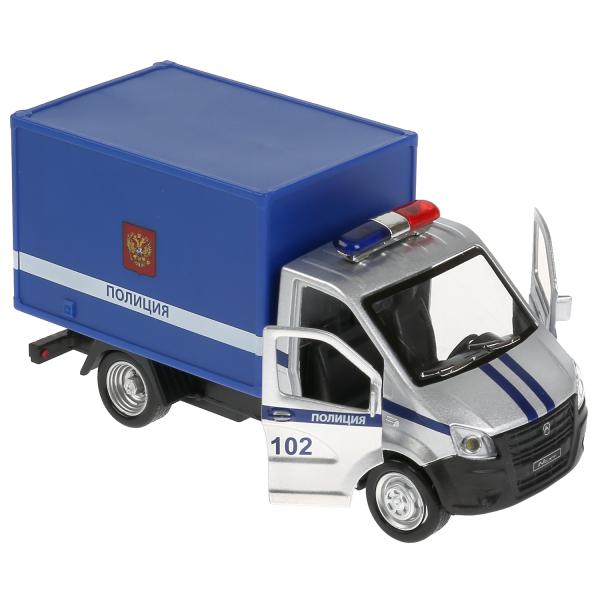 Инерционная металлическая машина ГАЗель - Next Фургон Полиция, 14 см  