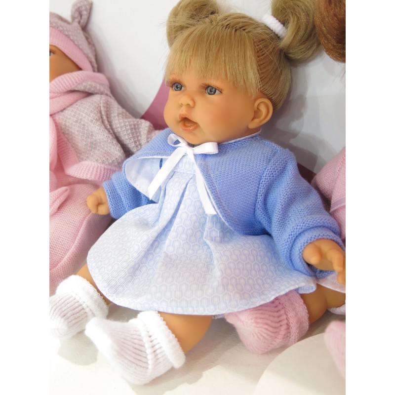 Интерактивная кукла - Дели в голубом, 27 см  
