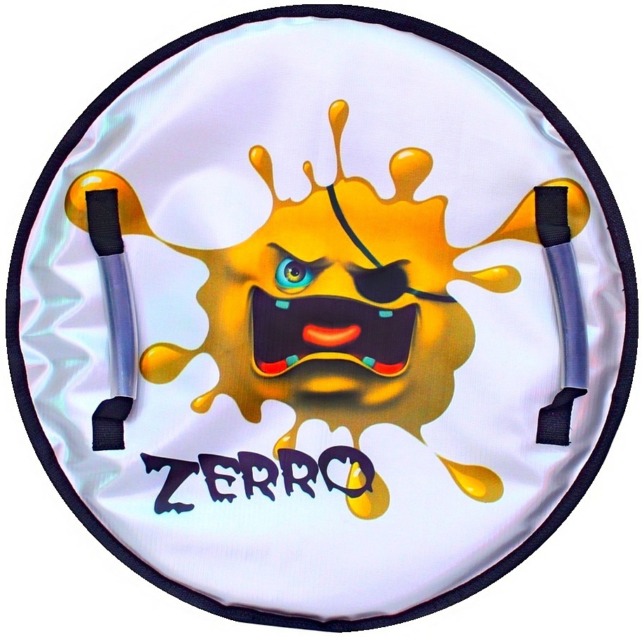 Ледянка Монстрик ZERRO с пластиковым дном, цвет желтый, 50см. Ледянка Монстрик ZERRO с пластиковым дном, цвет желтый, 50см.Ватрушки и ледянки<br>Ледянка Монстрик ZERRO с пластиковым дном, цвет желтый, 50см.<br>