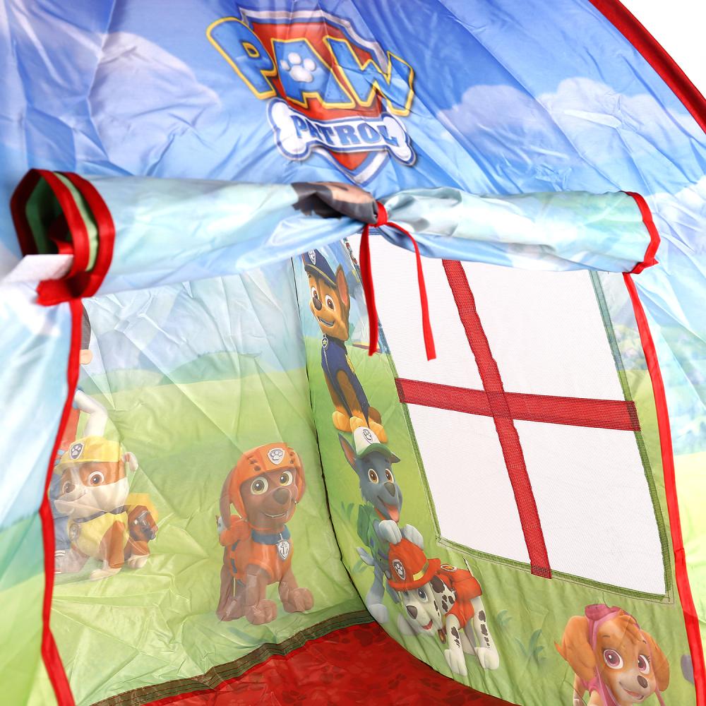 Детская игровая палатка - Щенячий патруль, с тоннелем  