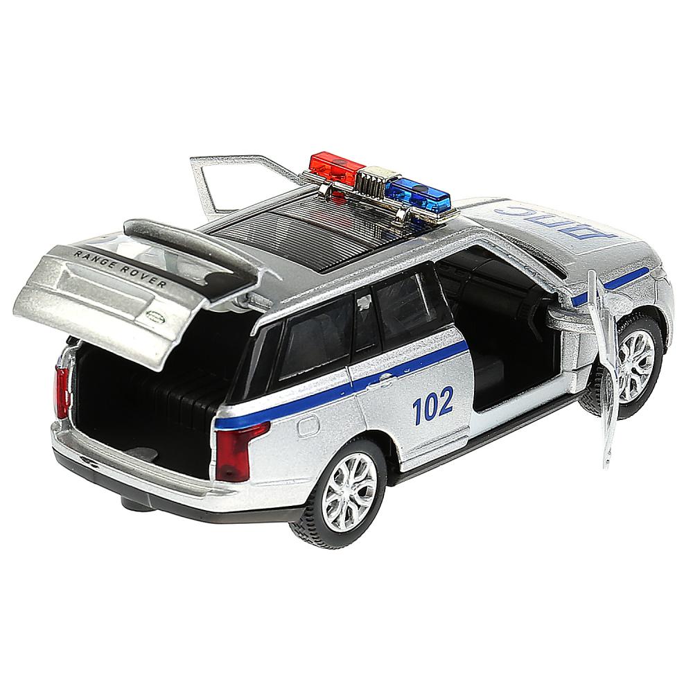 Инерционная металлическая машина Range Rover Vogue – Полиция, 12 см, свет-звук  