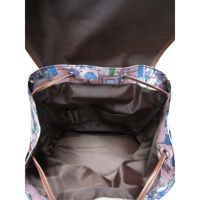 Рюкзак с 2 карманами – Модница, розовый  