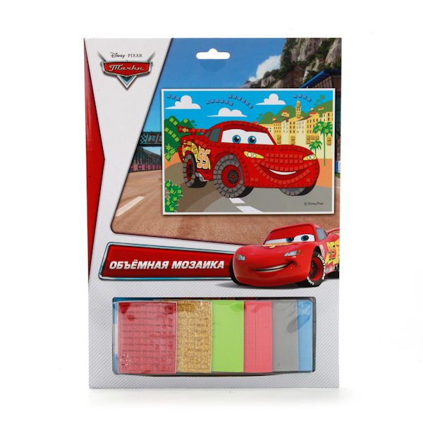 Набор для творчества Disney Cars - Объемная мозаика Набор для творчества Disney Cars - Объемная мозаикаCARS 3 (Игрушки Тачки 3)<br>Набор для творчества Disney Cars - Объемная мозаика<br>