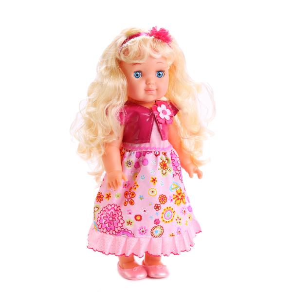 Интерактивная кукла Полина 35 см., озвученная, русифицированная, закрывает глазки, 2 вида  