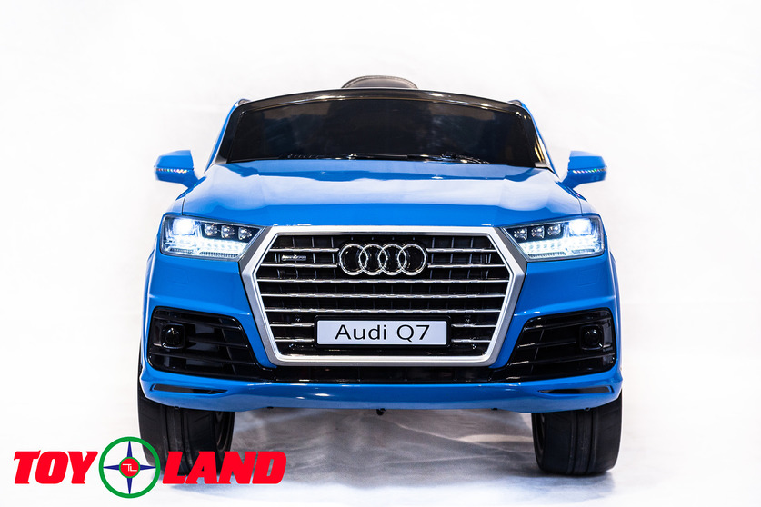 Электромобиль Audi Q7 синий  