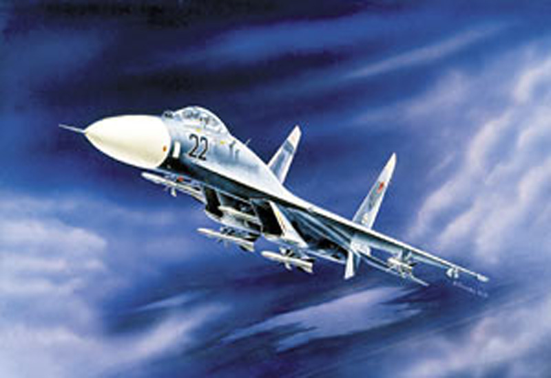 Сборная модель - Самолет Су-27 Подарочный набор  
