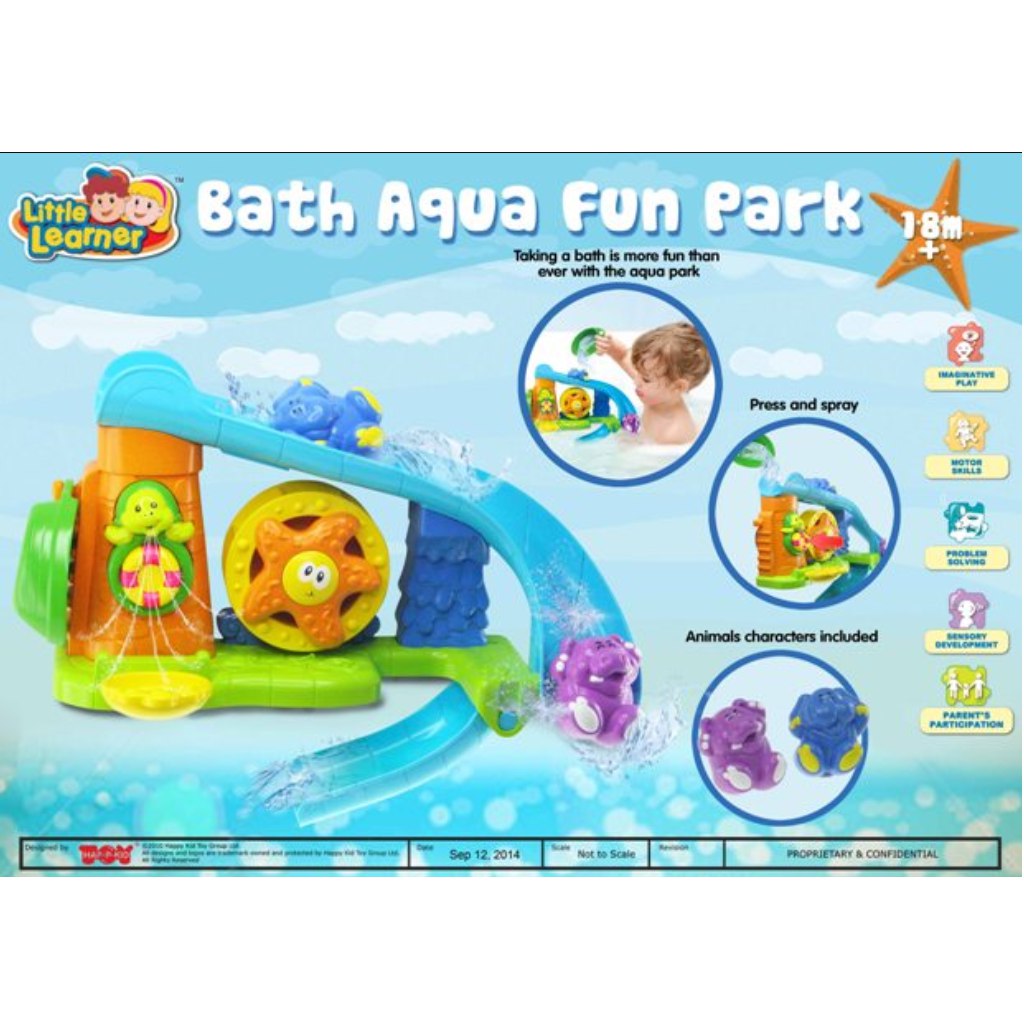 Набор для купания – Аквапарк с горкой и игрушками  