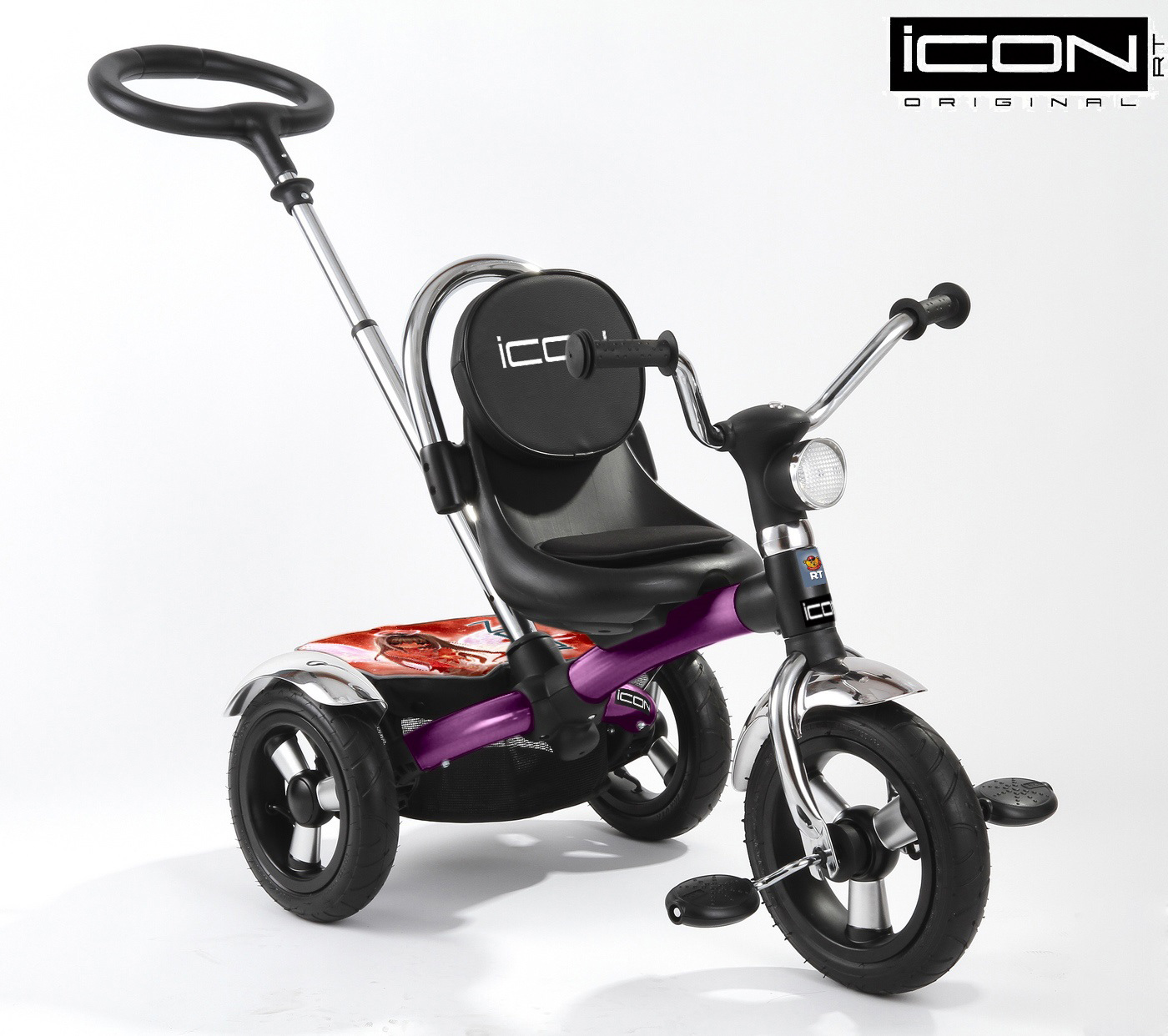 Детский трехколесный велосипед ICON 2 RT original fuksia angel