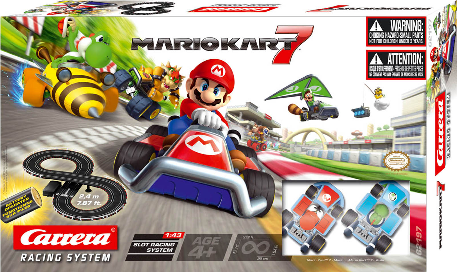 Автотрек Mario Kart 7 на батарейках  