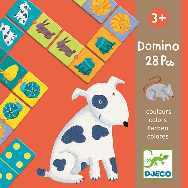 Настольная игра Домино - Цветные животные  