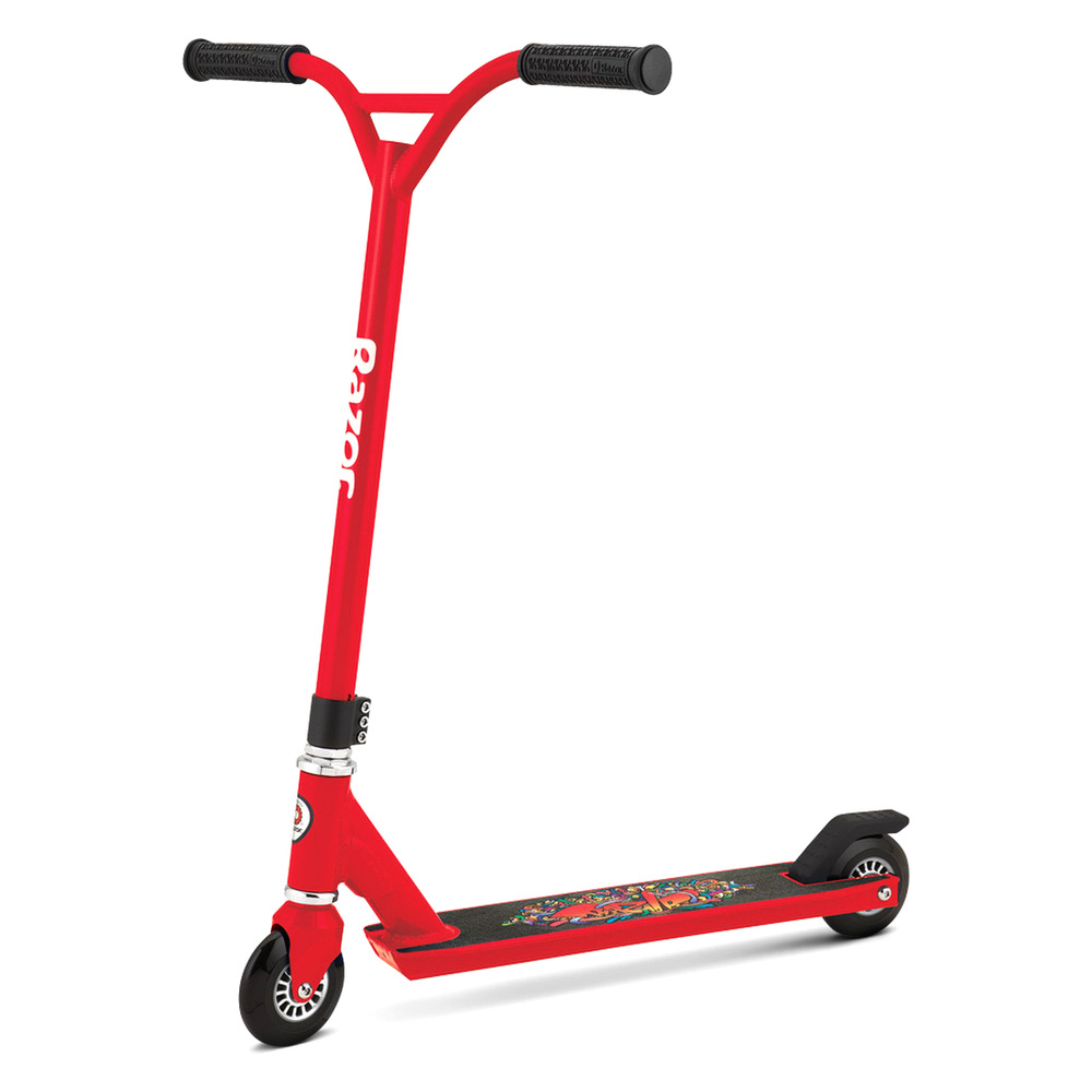 Трюковый самокат RAZOR Beast, красный, 092401 Трюковый самокат RAZOR Beast, красный, 092401Самокаты для трюков<br>Трюковый самокат RAZOR Beast, красный, 092401<br>
