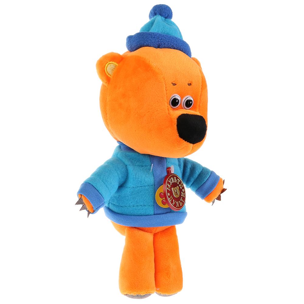 Мягкая игрушка Ми-ми-мишки - Медвежонок Кеша, 22 см в зимней одежде, музыкальный чип  