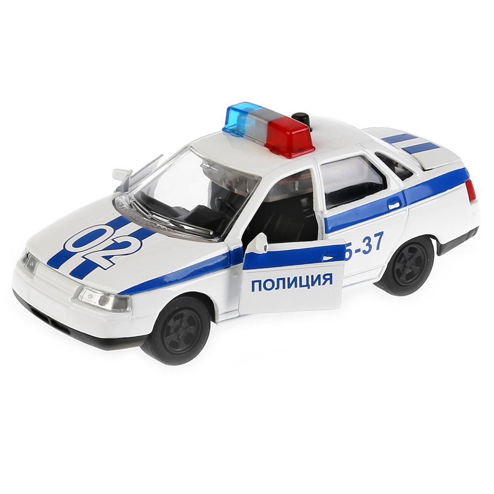Инерционная металлическая машина Lada 2110 Милиция/Полиция, свет, звук 1:43  