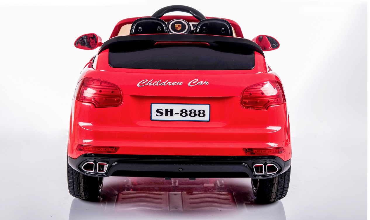 Электромобиль Porsche Cayenne красный  