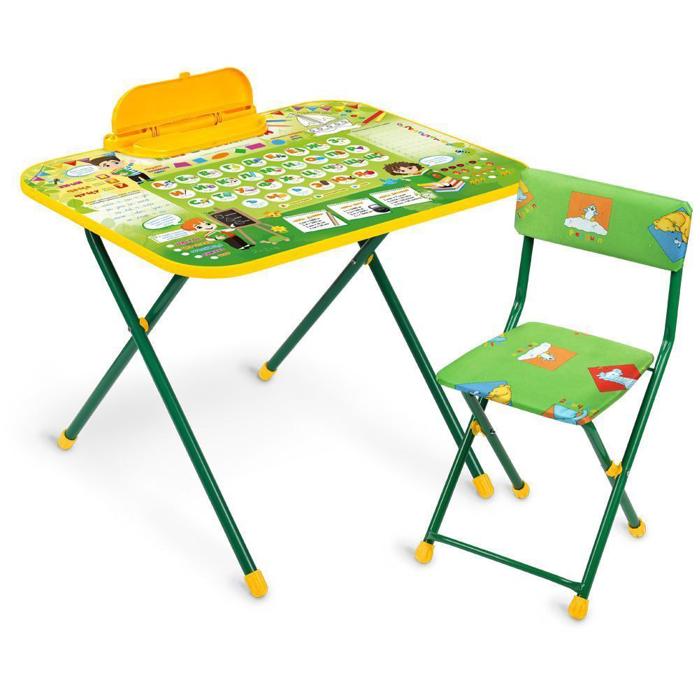Набор детской мебели Первоклашка: Стол-парта, пенал, стул мягкий  