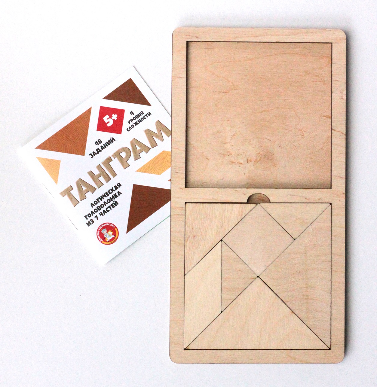 Игра головоломка деревянная – Танграм, большая  