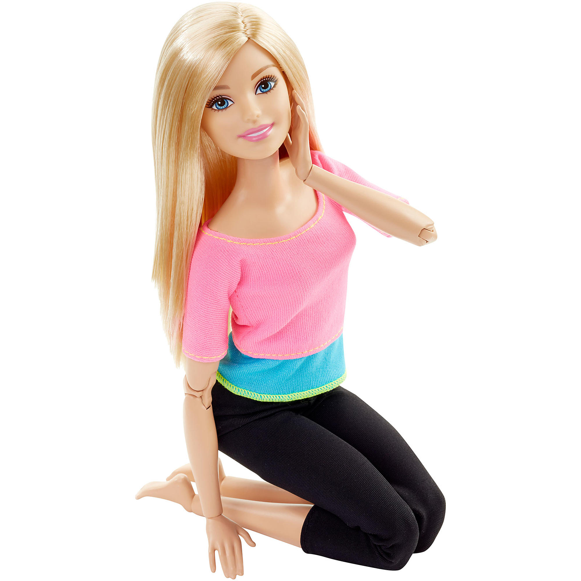 Кукла Барби - Безграничные движения - Блондинка в розовом топе (Mattel, DHL82-DHL81