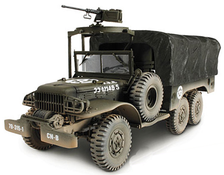 Коллекционная модель - американский грузовик 6X6 1.5 Ton Cargo Truck, 1:32 