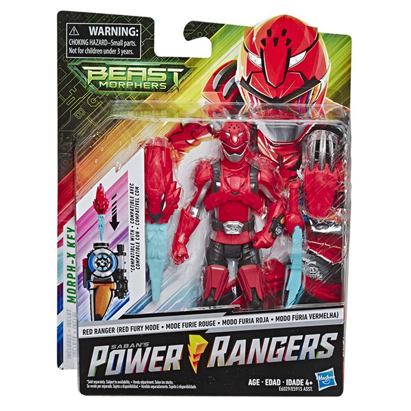 Игрушка Power Rangers - Красный Рейнджер с боевым ключом  