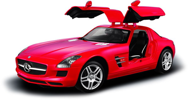 Машина на р/у - Mercedes-Benz SLS AMG, красный, 1:14  