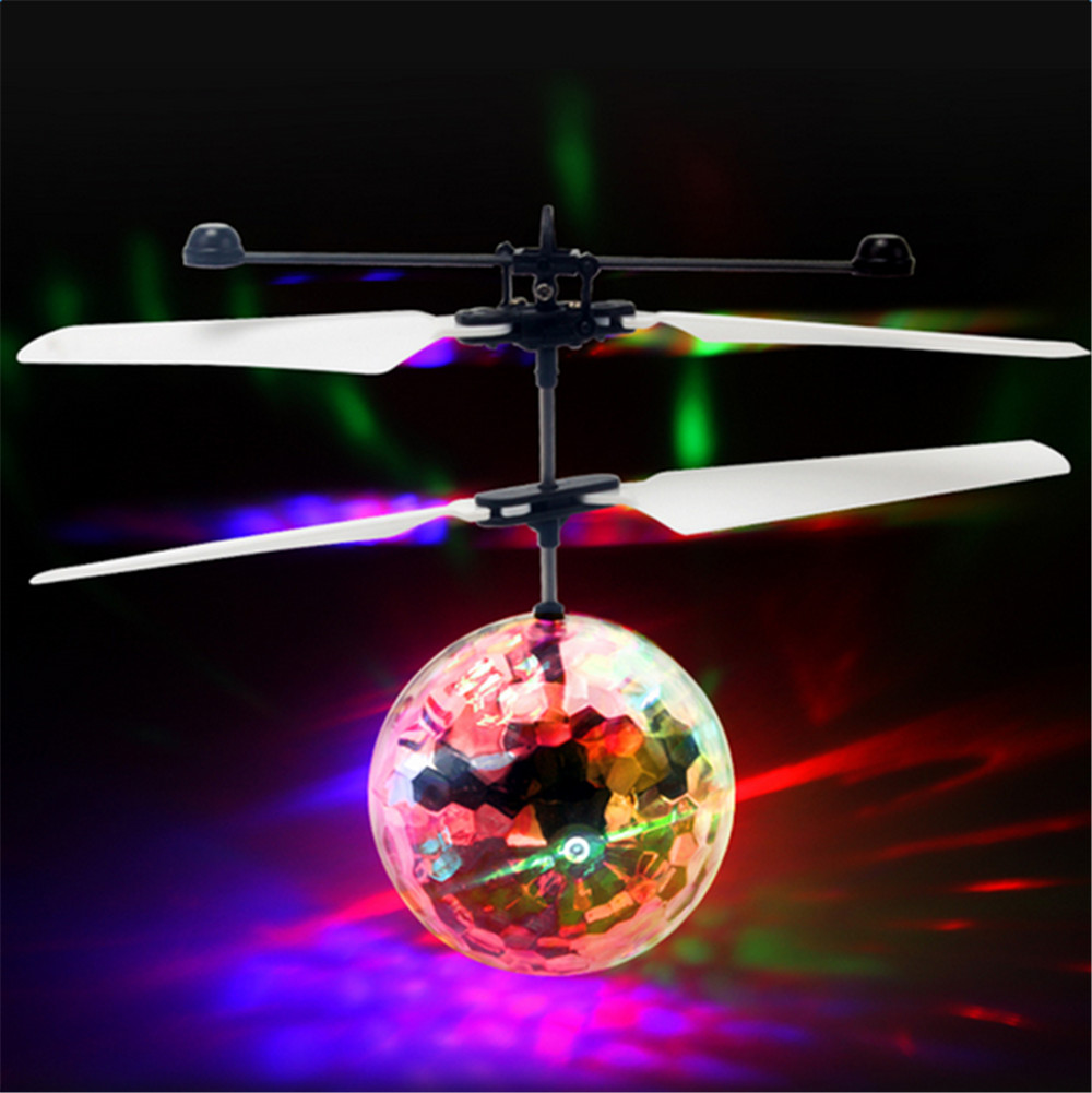 Летающий шар на сенсорном управлении Gyro-Disco, свет, диаметр 4,5 см  