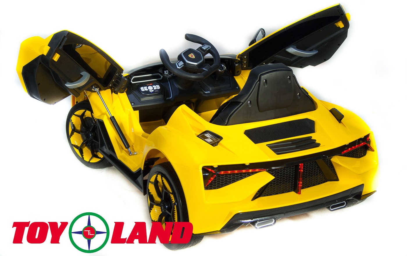Электромобиль ToyLand Lamborghini YHK2881 желтого цвета 