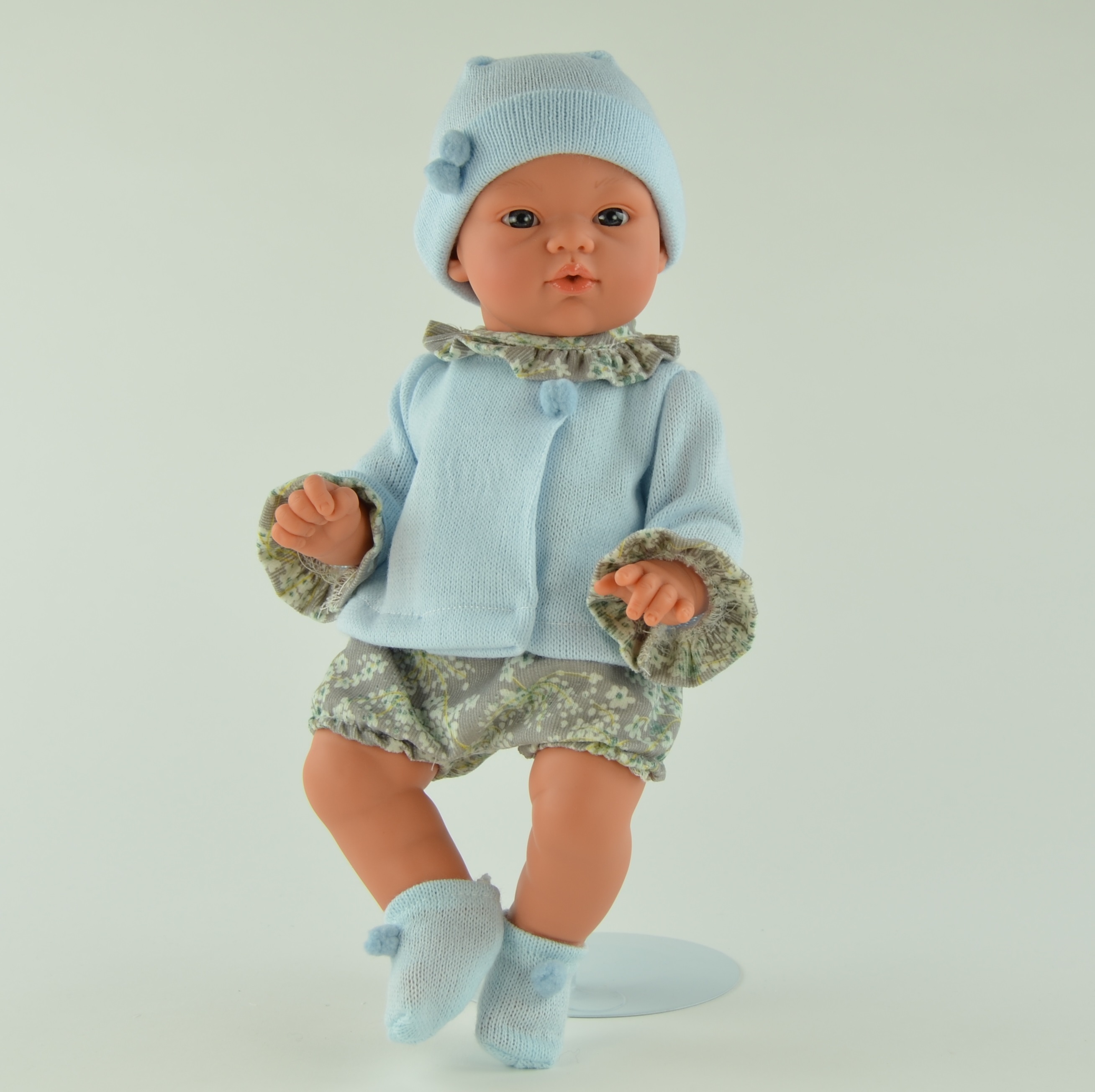 Кукла Коки в голубом костюмчике, 36 см. Кукла Коки в голубом костюмчике, 36 см.Куклы ASI (Испания)<br>Кукла Коки в голубом костюмчике, 36 см.<br>