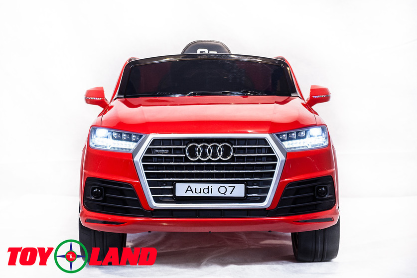 Электромобиль Audi Q7 красный  