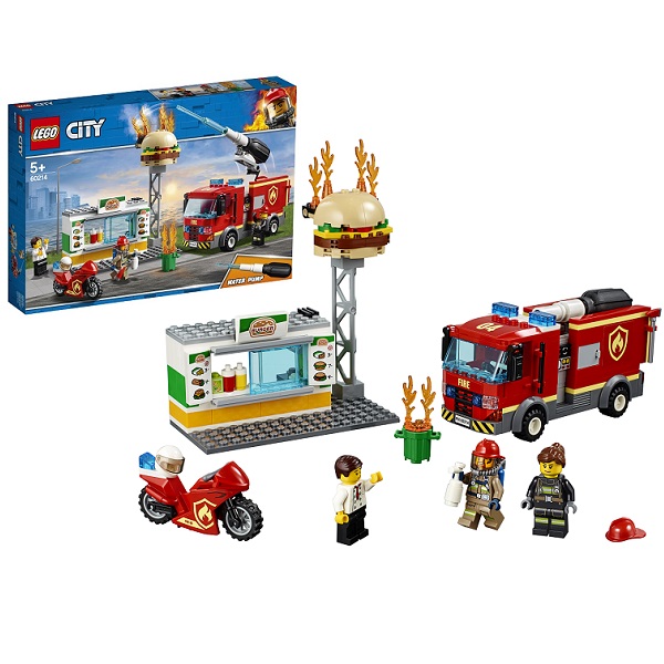Конструктор Lego City Fire - Пожар в бургер-кафе  