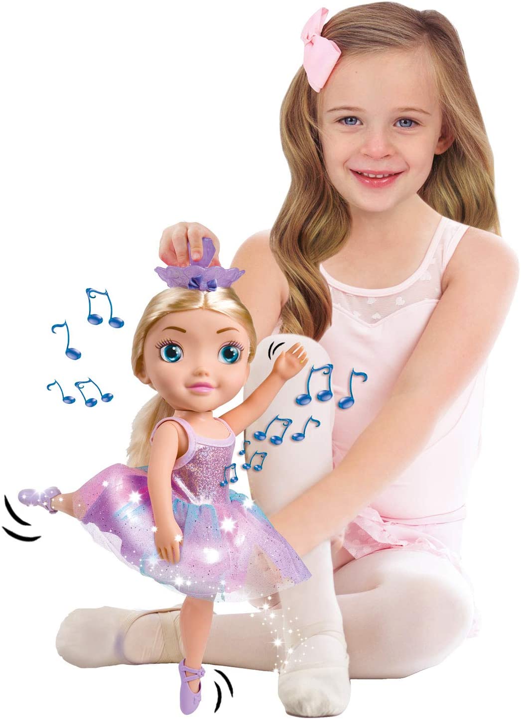 Кукла Ballerina Dreamer - Танцующая балерина со светлыми волосами, 45 см, свет, звук  