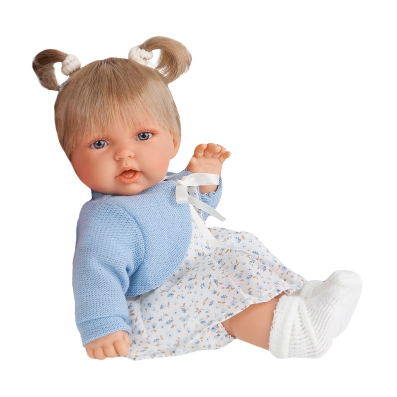 Интерактивная кукла Элис в голубом, озвученная, 27 см.  