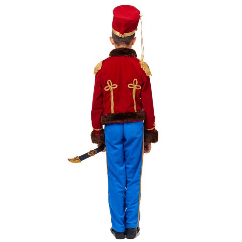 Карнавальный костюм К-премьер – Гусарский офицер, размер 146-72  