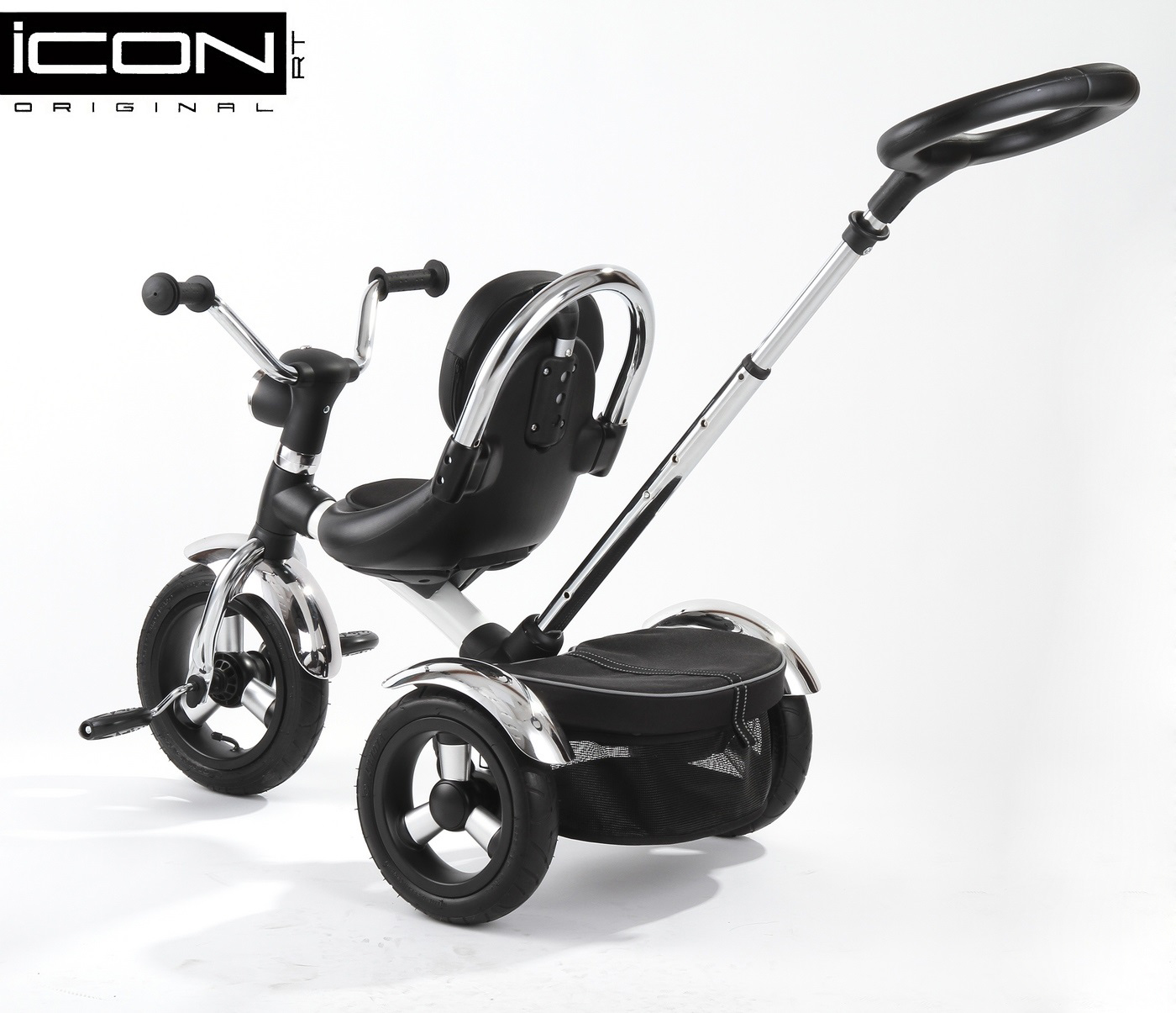 Детский трехколесный велосипед ICON 2 RT original white pearl car