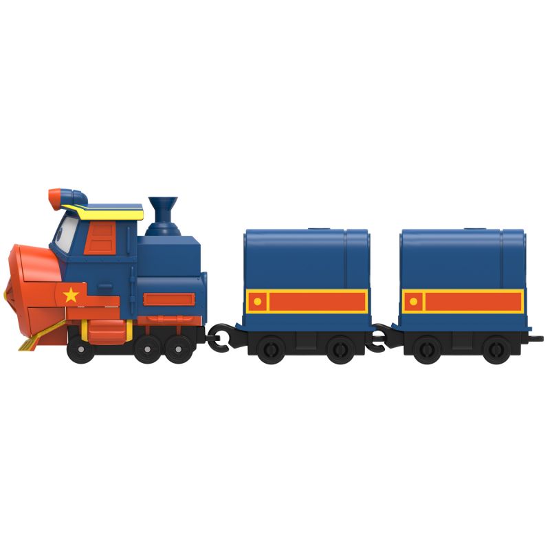 Паровозик Robot Trains - Виктор с двумя вагонами  