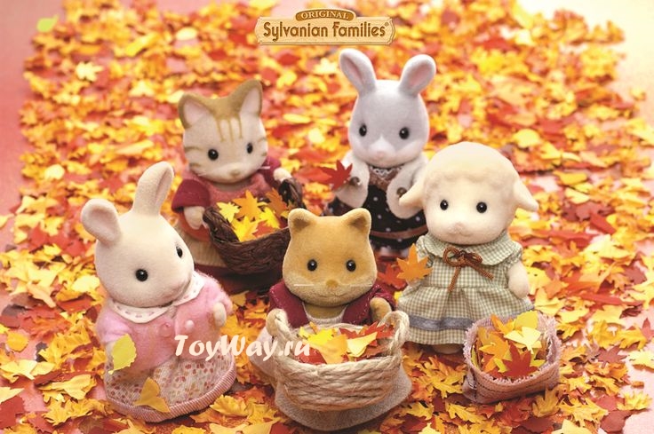 Sylvanian Families - Семья Серых Кроликов  