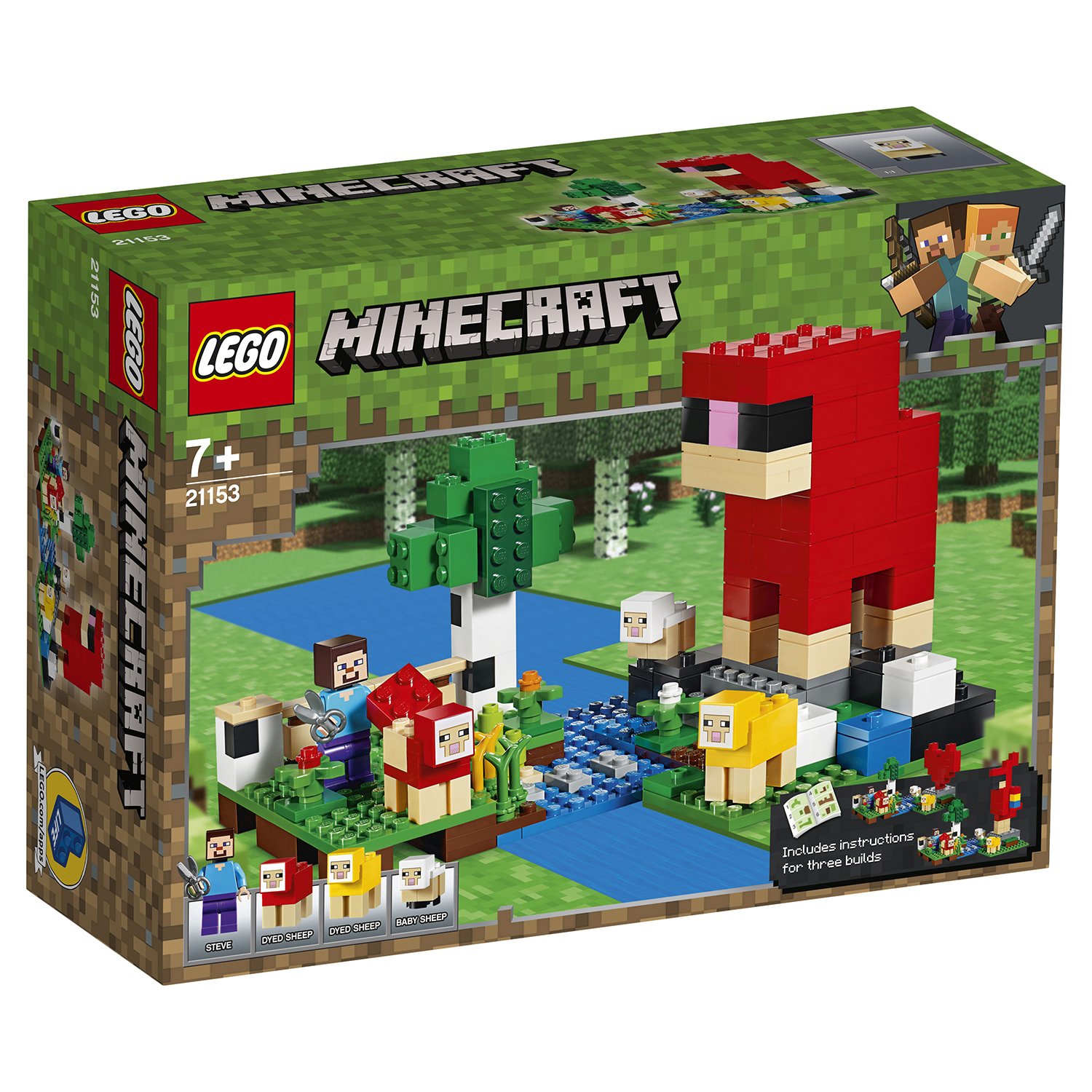 Конструктор Lego®  Minecraft - Шерстяная ферма  