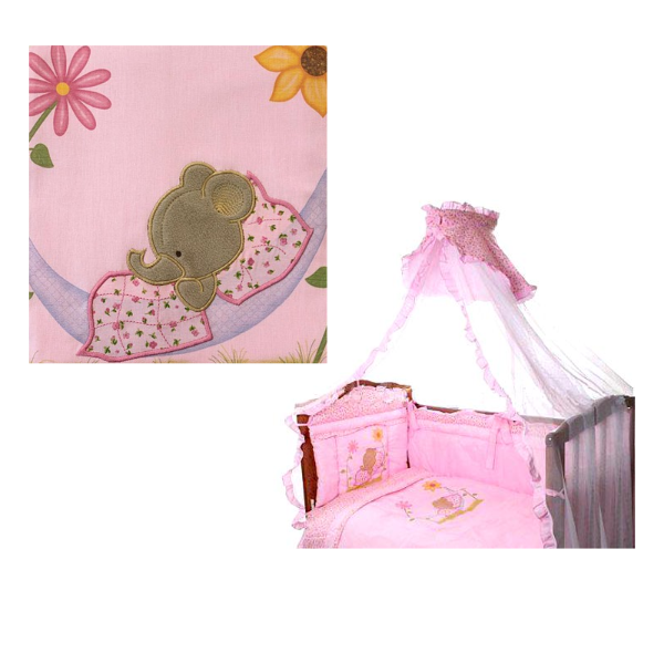 Постельное белье Сладкий сон, 3 предмета, розовое  