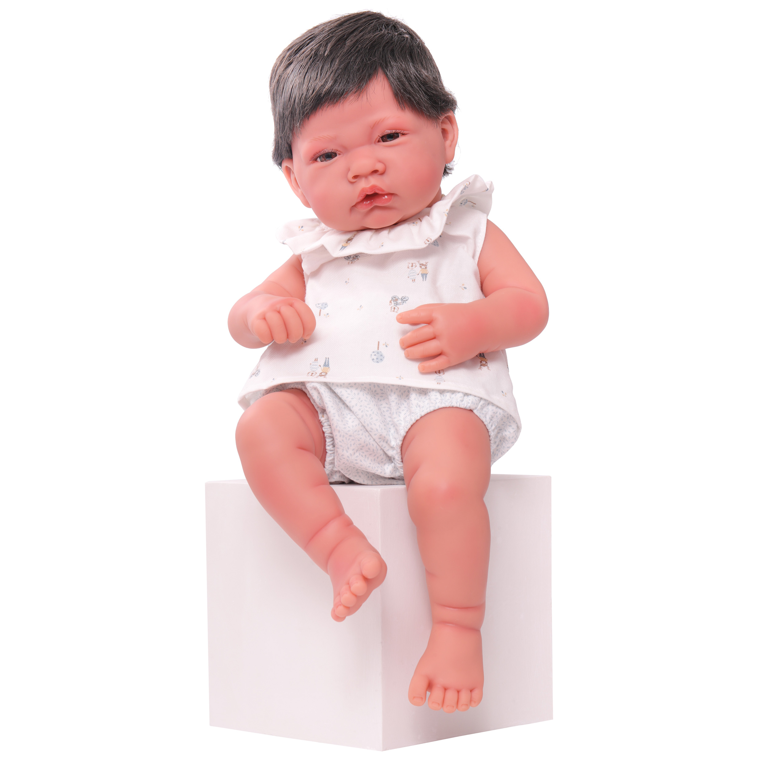 Кукла-пупс Белен в белом 42 см виниловая  