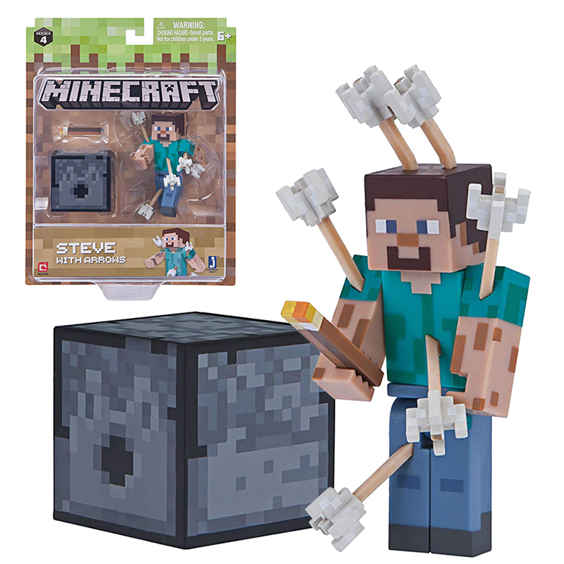 Фигурка Minecraft Steve with Arrows, 8 см  