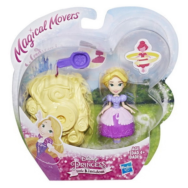 Magical Movers. Фигурка Disney princess. Принцесса крутящаяся Ариэль или Рапунцель, 2 вида   