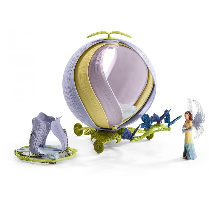 Игровой набор Bayala - Цветочный шар-карета с фигуркой эльфийки Эялы, свет  