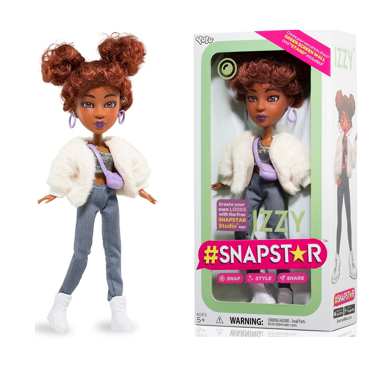 Кукла Instagirl SnapStar - Izzy 23 см, с аксессуарами  